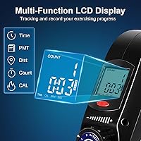 Vista 3 de Ejercitador de pedales de bicicleta para debajo del escritorio, mini bicicleta estática del Himaly con resistencia magnética, ciclo de pie portátil