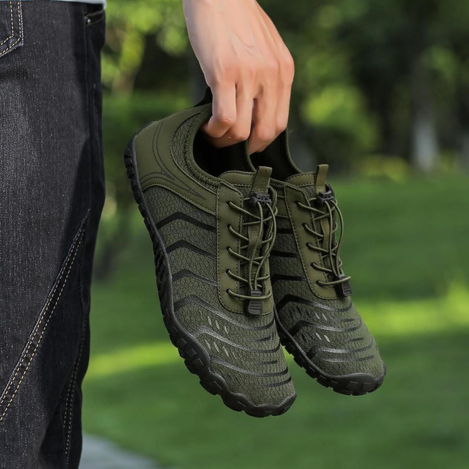 Barefoot Shoes Womens Mens Footwear for Walking Hiking with Wide Toe Box,Healthy & Non-Slip,Breathable Barefoot Vitality Water Shoes for Beach Pool Swim Outdoor (Unisex) - Image 2