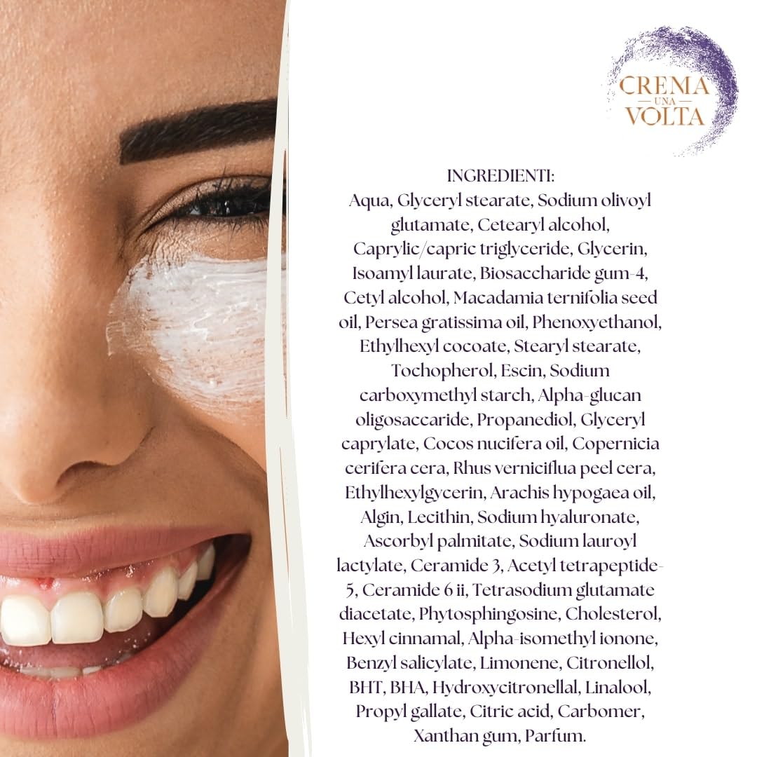 Crema contorno de ojos con ácido hialurónico, vitamina E, aceite de Macadamia y aceite de Aguacate - hidratante - reduce las arrugas - textura ligera- 30 ml