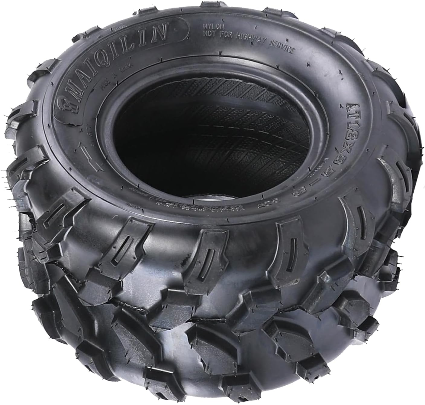 18x9.50-8 Tubeless Tire 4PR All Terrain ATV Go Kart UTV Buggy Lawn Mower Garden Tractor Mini Bike Moped 4 Wheeler Replacement 18x9.5-8 Heavy Duty Off Road Tires 115kg Load 10 PSI (Set of 1)