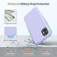 Vista 1634 de Miracase Funda diseñada para iPhone 13 Pro Max con protector de pantalla, [forro de microfibra suave antiarañazos], funda protectora de silicona