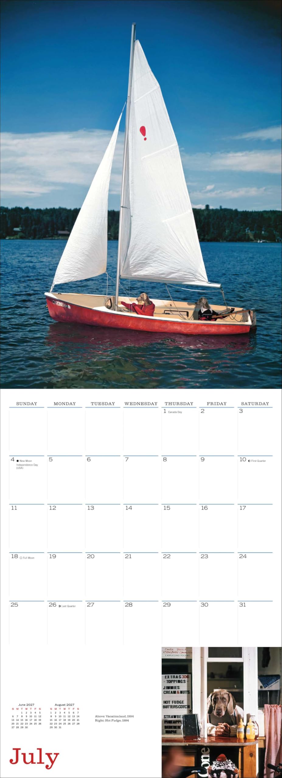 William Wegman Best of Man's Best Friend 2027 Wall Calendar