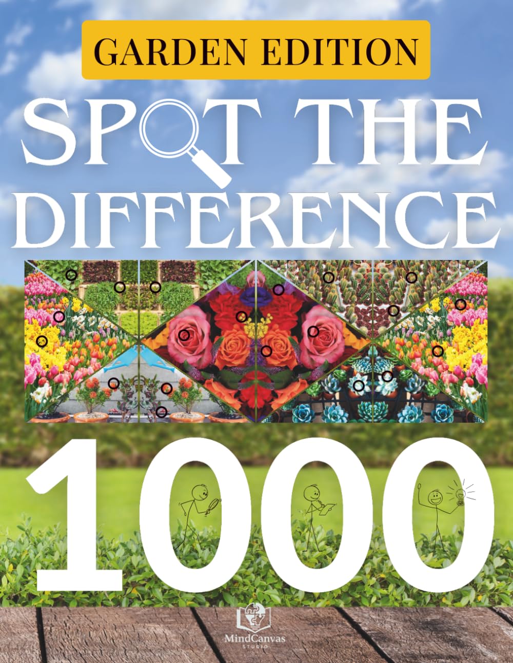 Spot the Difference – Garden Edition: 120+ Garden-Inspired Image Puzzles for Adults | Over 1,000 Differences to Find: Relaxing Visual Brain Games | ... Puzzle Series by MindCanvas Studio)