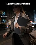 KTC Portable Monitor 15.6 Inch, FHD 1080P Travel Laptop Monitor Extender with USB-C HDMI, Ultra-Slim IPS HDR Display with Speakers, Second Monitor Screen for Laptop Phone Xbox Mac Switch, Black H15F9