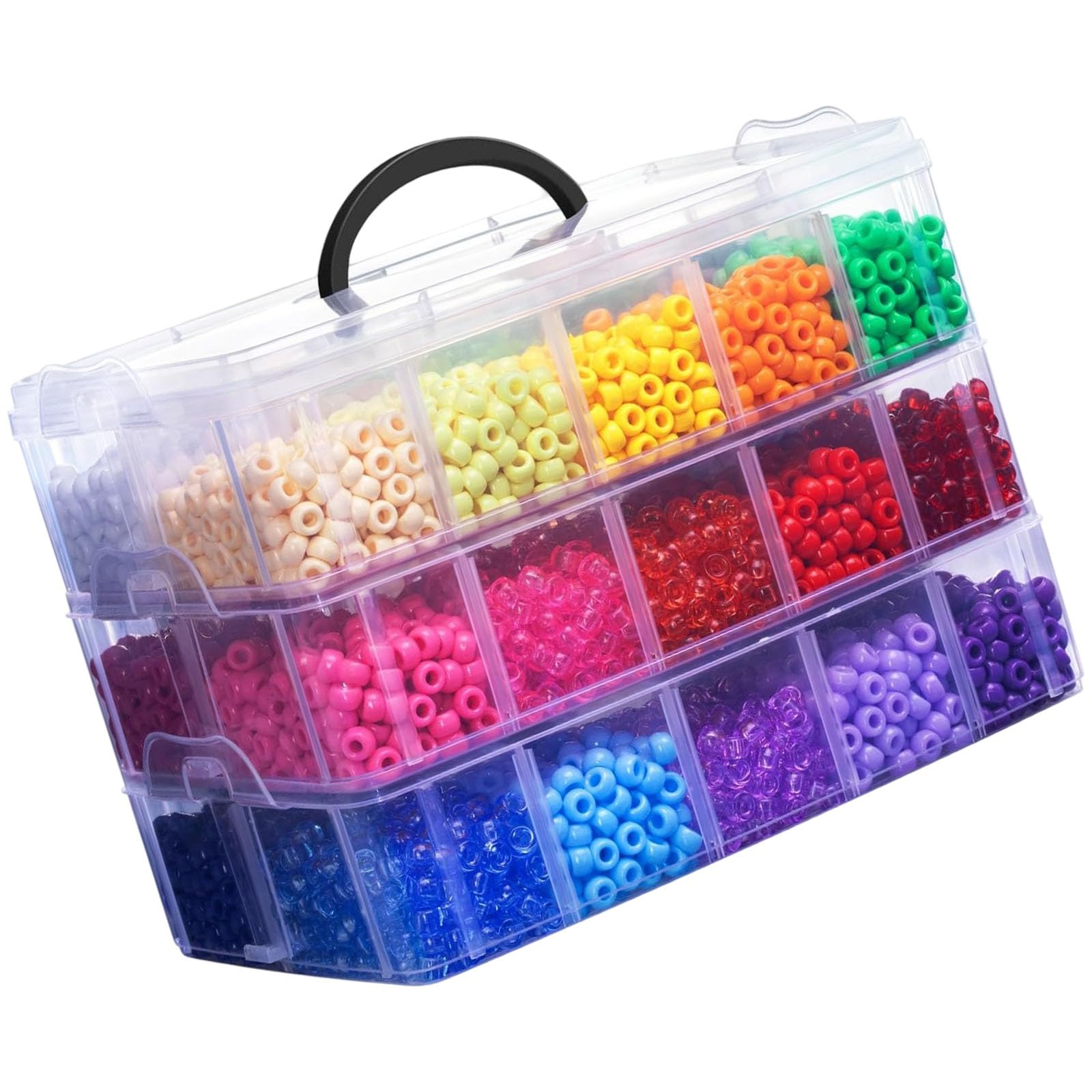 Perles d ' espacement de Couleurs Assorties avec Rangement