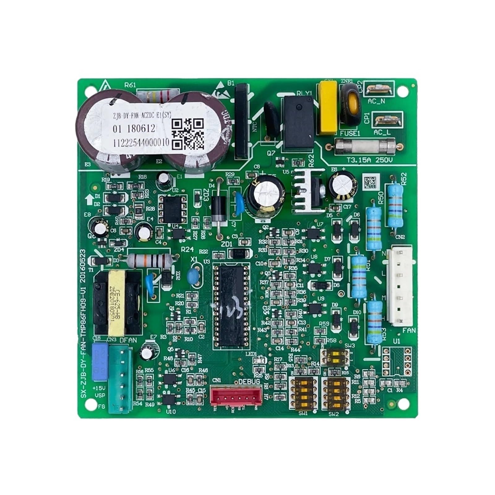Płyta sterująca centralnej klimatyzacji ZJB-DY-FAN-ACZDC-E1(SY) Obwód modułu PCB 11222544000010 Części do klimatyzacji
