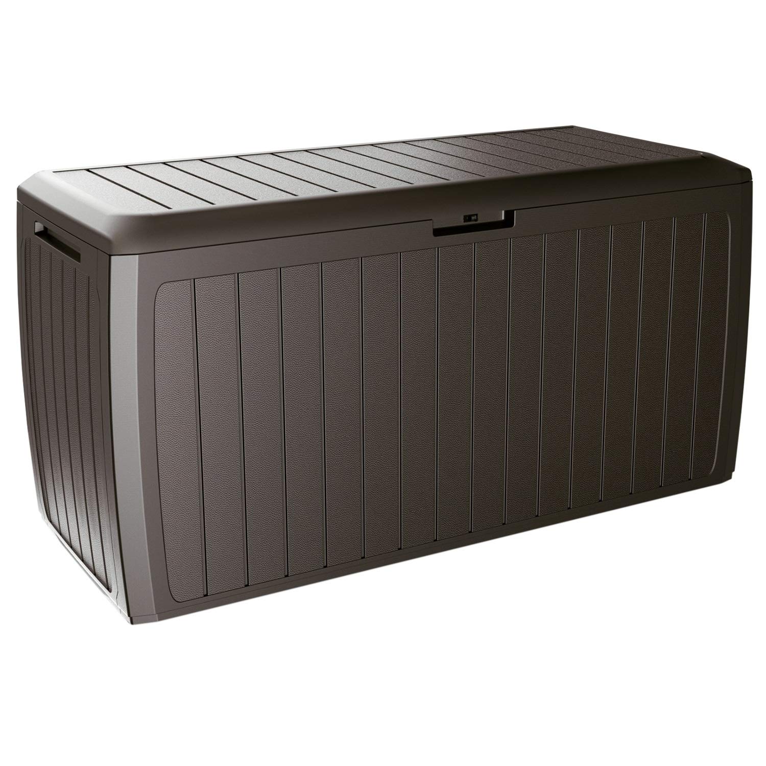 PROSPERPLAST Boxe Board 290 liters Plastic Garden Baul ocher 116 x 47 x 59.5 cm, Ochre Dark, 290 L
