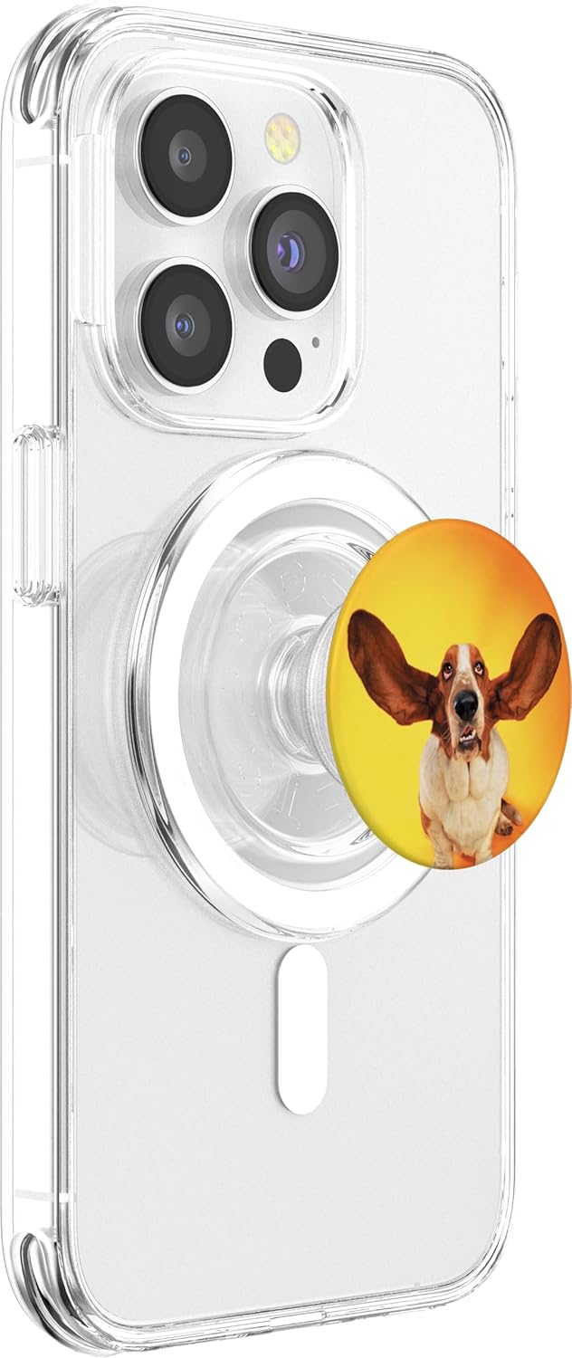 Basset Hound Funny PopSockets MagSafe PopGrip for iPhone