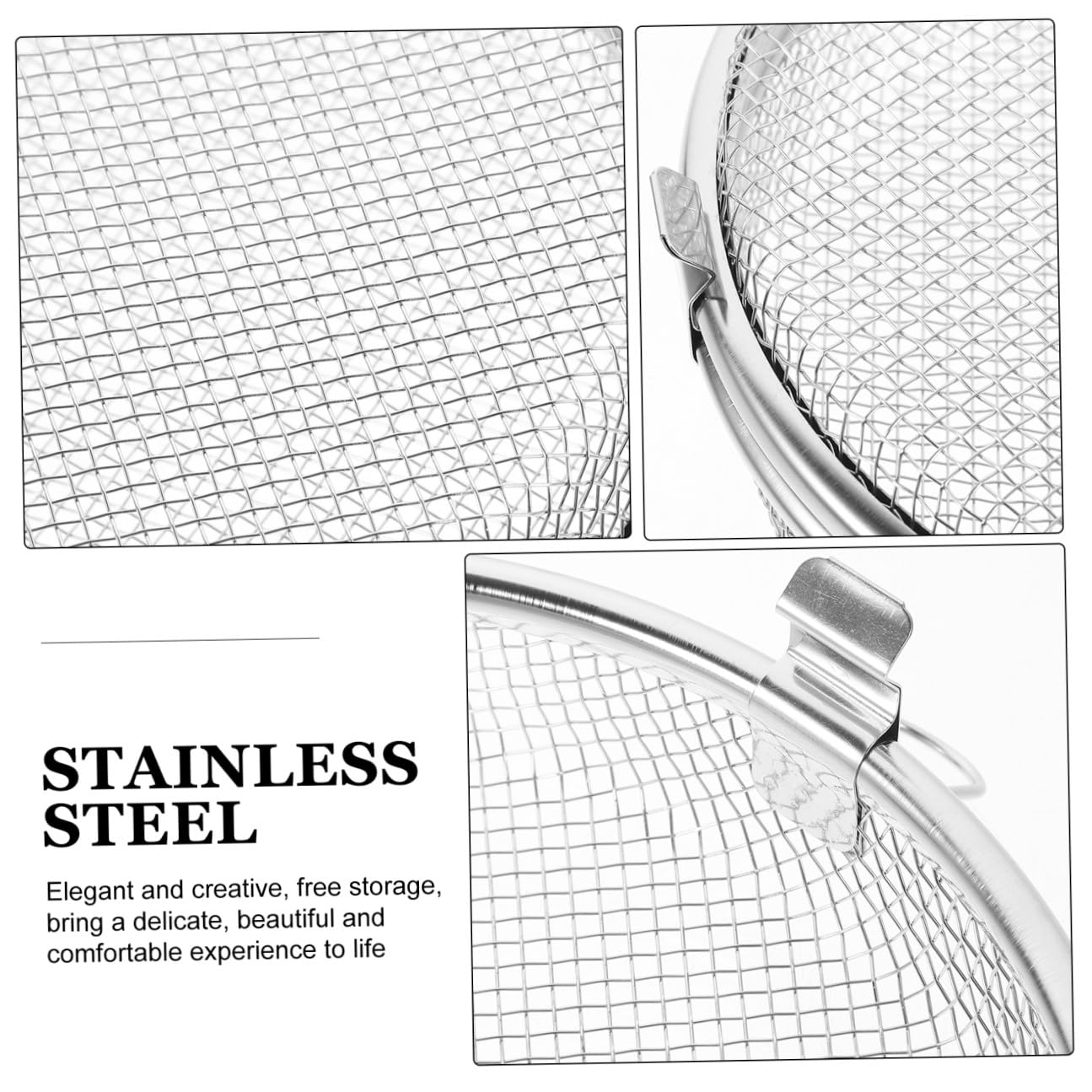 Cesta de Acero Inoxidable para Lavavajillas, Almacenamiento de Utensilios | Plata, Resistente a Alta Temperatura Drenaje de Agua, Accesorio de Cocina para Tenedores y Cuchillos Estilo Aleatorio