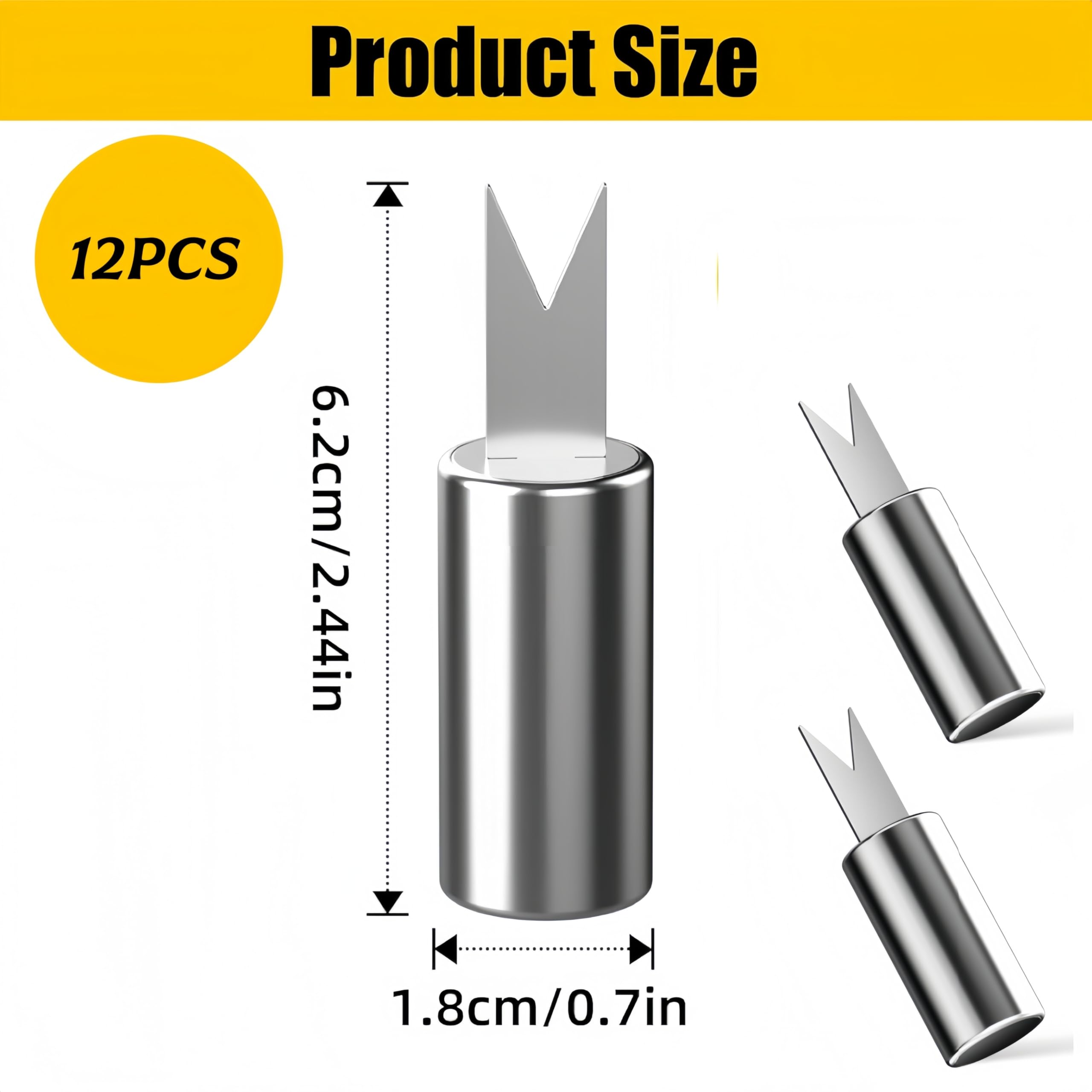 Forchette per mais in acciaio inossidabile, supporto per pannocchie, spiedini per pannocchie, forchette per frutta, cibo, forchette per mais, forchette per mais, utensili da cucina per barbecue