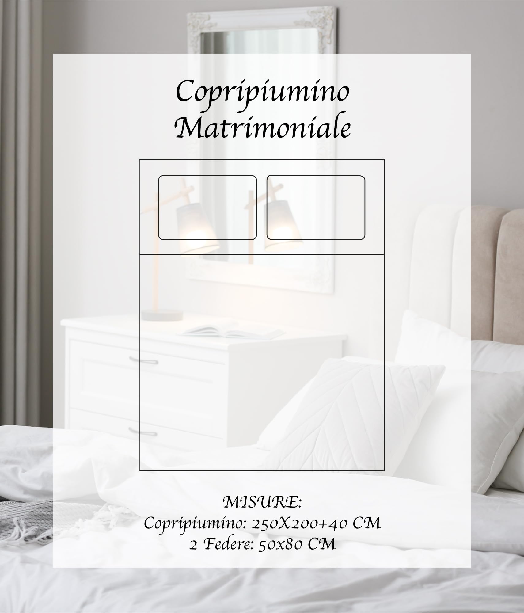 IlGruppone Parure Copripiumino Matrimoniale in Raso di Cotone Lucido Tinta Unita Sacco E Federe Lussuoso Elegante Due Piazze Set Letto - Tortora - Matrimoniale