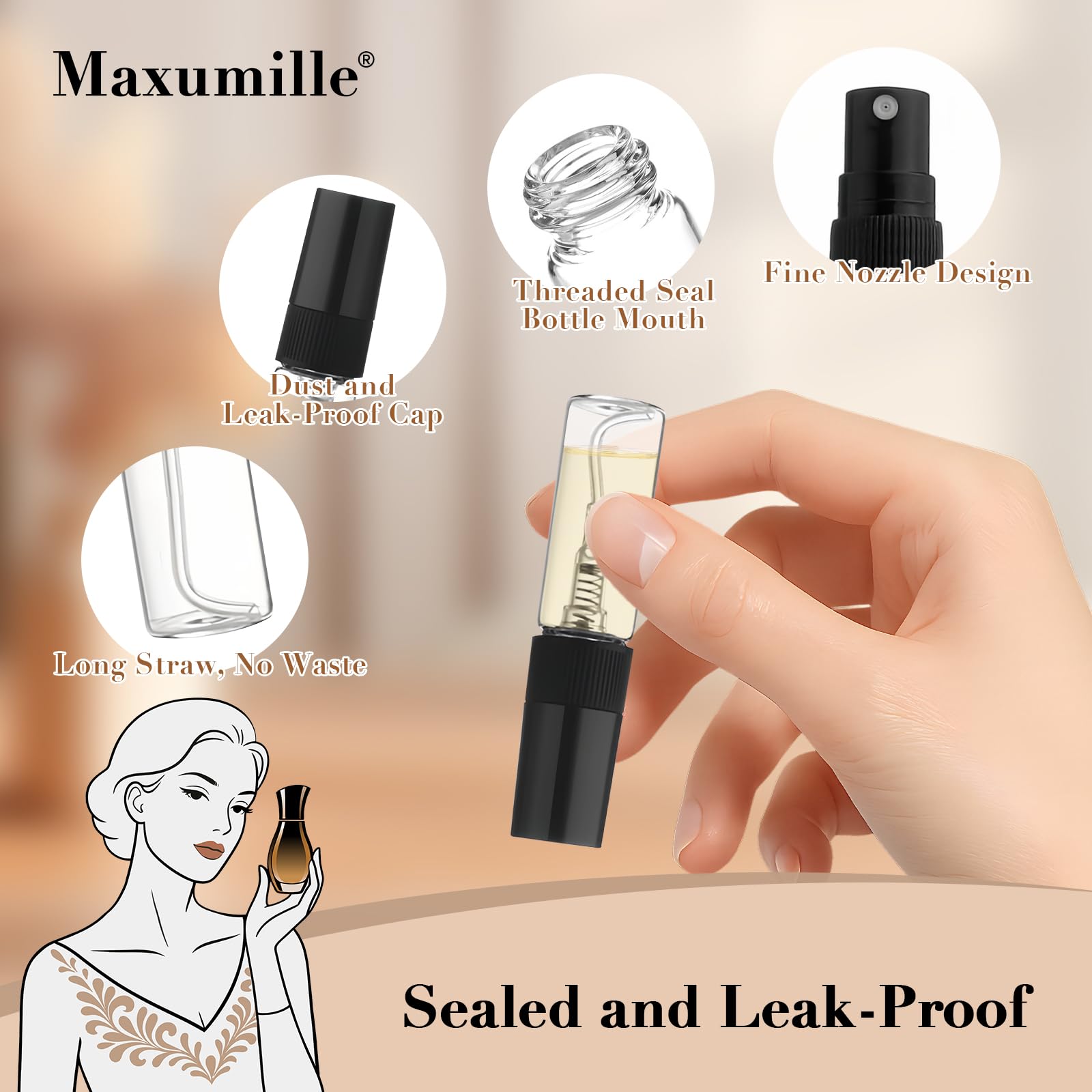 32 sztuki mini rozpylaczy do perfum