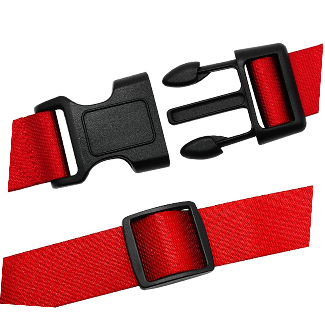 ibasenice Hands Waist Leash for Dogs Durable Dog Lead for Running Hiking Jogging Comfortable Design for Outdoor Activities with Pets Red