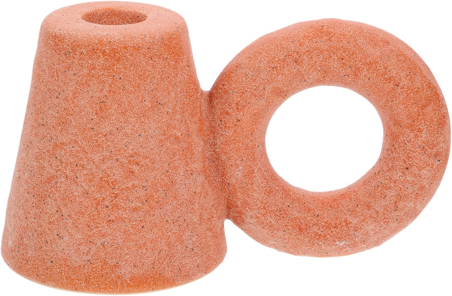 Amazon｜Happyyami 大きな耳の燭台 classic テーパーキャンドル用キャンドルホルダー 現代の燭台ホルダー ハンドル付き