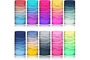 10Pcs Versatile Neck Gaiter Set: Ultimate Protection for Outdoor Enthusiasts