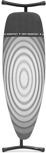 Miniatura 32 de Brabantia - Tabla de planchar C - Soporte extra grande para unidad de vapor - Altura ajustable - Pies de goma antideslizantes - Funda de algodón