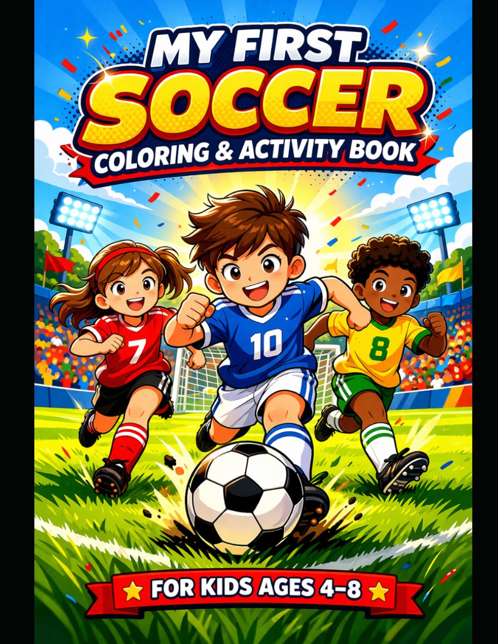My First Soccer Coloring & Activity Book Fun Games, Coloring & Activities for Kids Ages 4–8