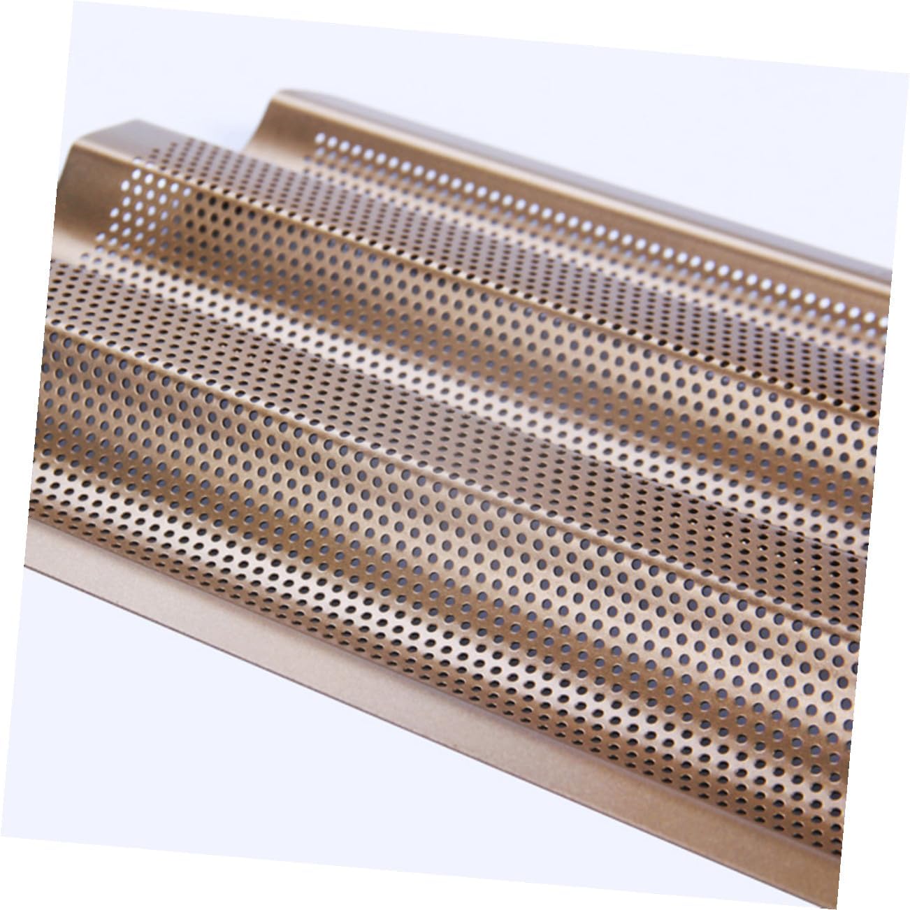 Alipis Carbon Steel Golden French Bread Baking Rack Small Size Nonstick Bread Mold Pan Loaf Tin for Home Baking