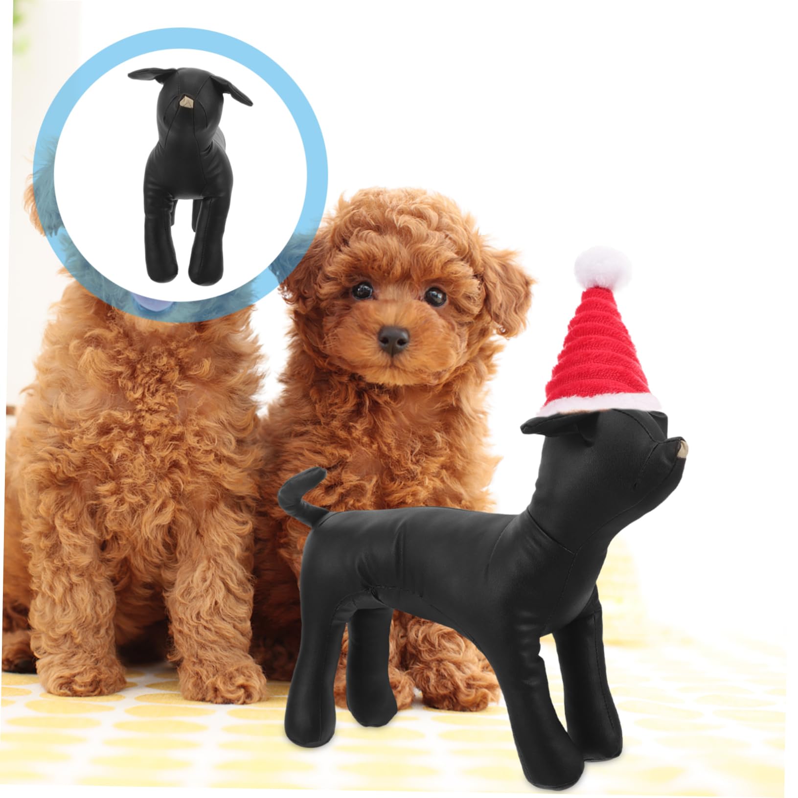 Manichino Per Cani Pu Flessibile Espositore Elegante Per Abbigliamento Da Animale Per Negozio Di Animali Domestici e Toelettatura Superficie Liscia e Facile Da Pulire
