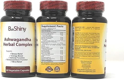 Miniatura 6 de El complejo de Ashwagandha con hoja termérica de canela y albahaca apoya una respuesta saludable al estrés del sueño y la salud inmunológica