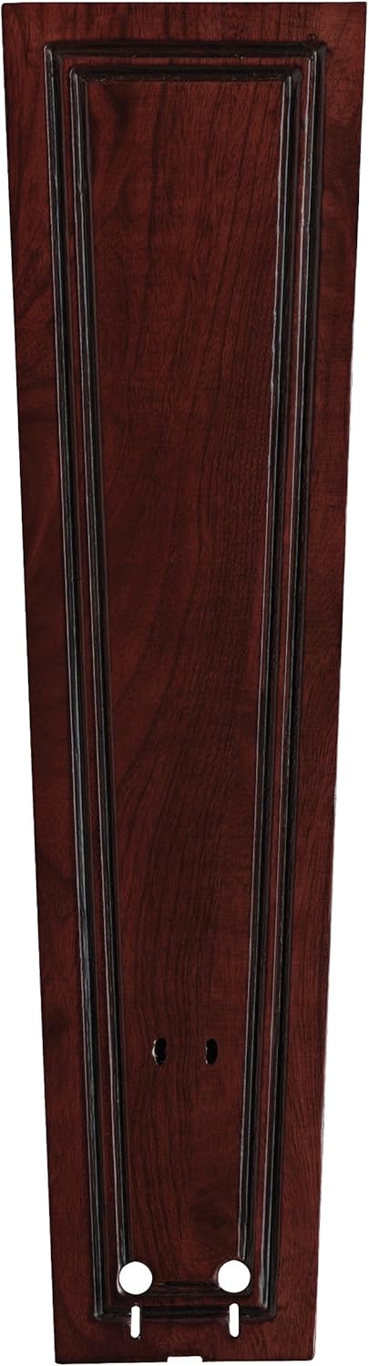 Fanimation B5132DC Carved Rectangle Frame Wood Blade, 22-Inch, Dark Cherry, Set of 5