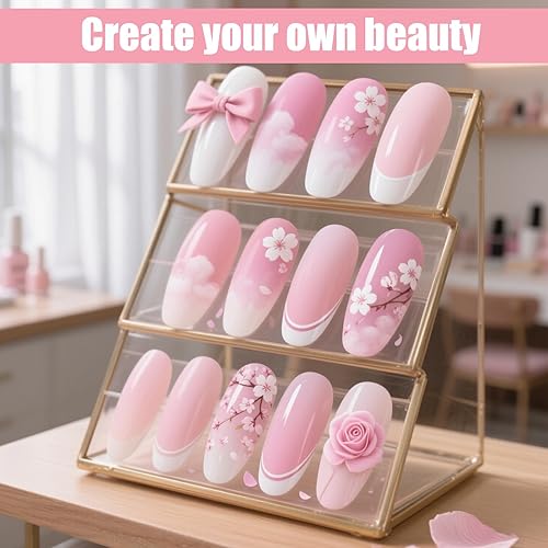 Vista 40 de Artdone - Juego de pinceles para arte de uñas, 6 pinceles delineadores de esmalte de uñas en gel, bolígrafo de diseño y dibujo, herramientas de arte