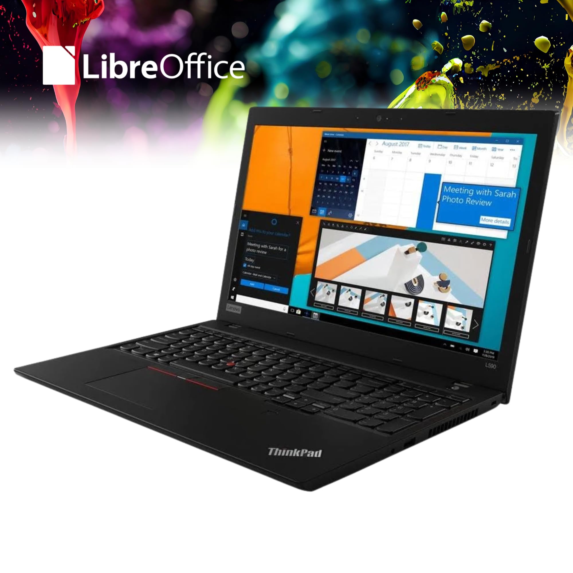 Lenovo ThinkPad Notebook - Intel i5-8265u 4 Core 1.6Ghz - Display 15.6” FHD - Ram 8Gb SSD 256Gb - Win11 Pc Portatile Pronto all’uso (Ricondizionato)