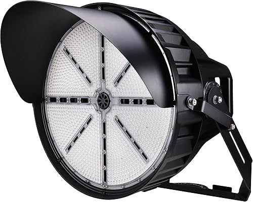 Miniatura 8 de dephen Luces LED de estadio de 500 W, 70000 lúmenes (1500-2000 W de halogenuros metálicos), luces de estadio para exteriores, 120-277 V, luces de