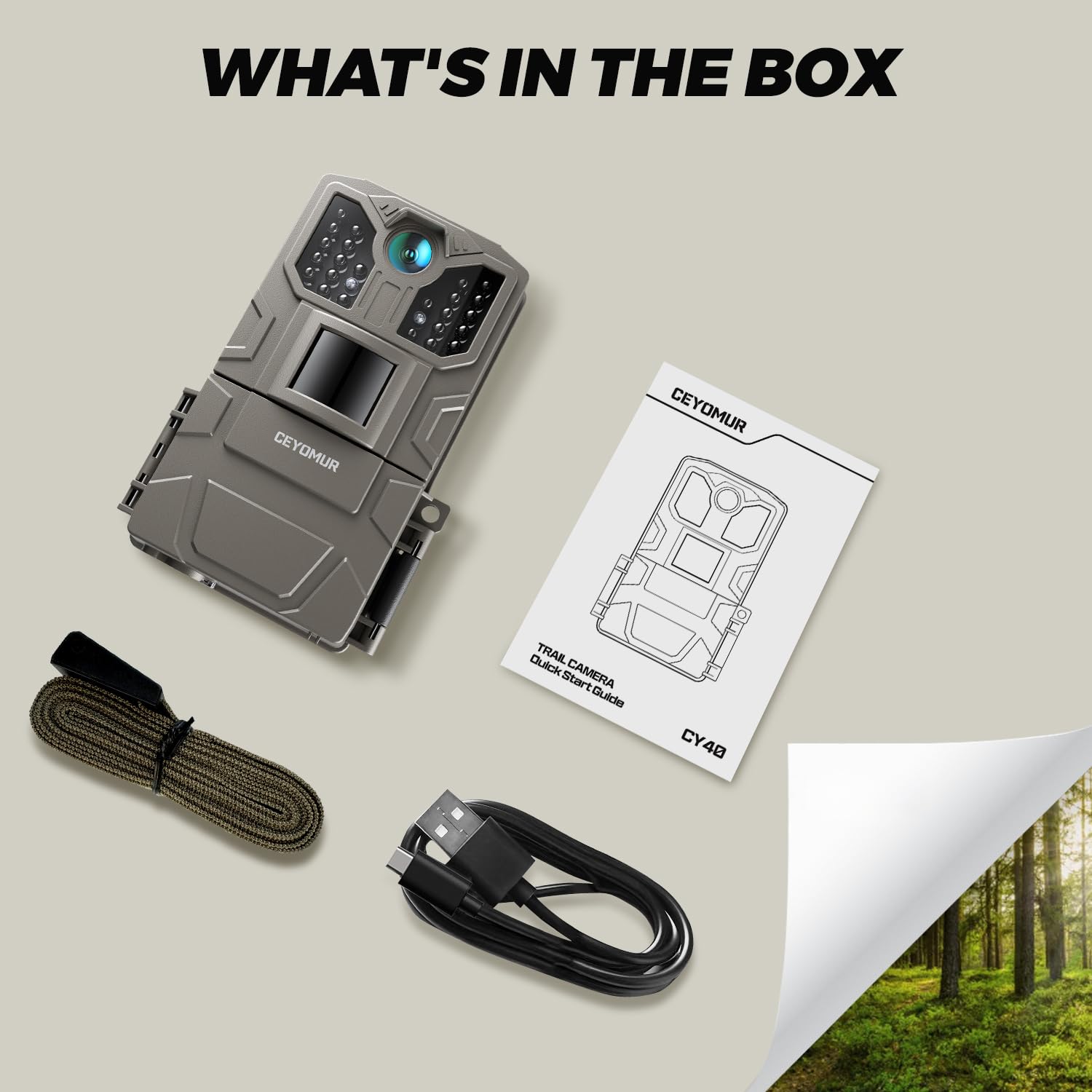 CEYOMUR 4K Trail Camera - Night Vision & Waterproof -8 CEYOMUR 4K Trail Camera - Night Vision & Waterproof -8
