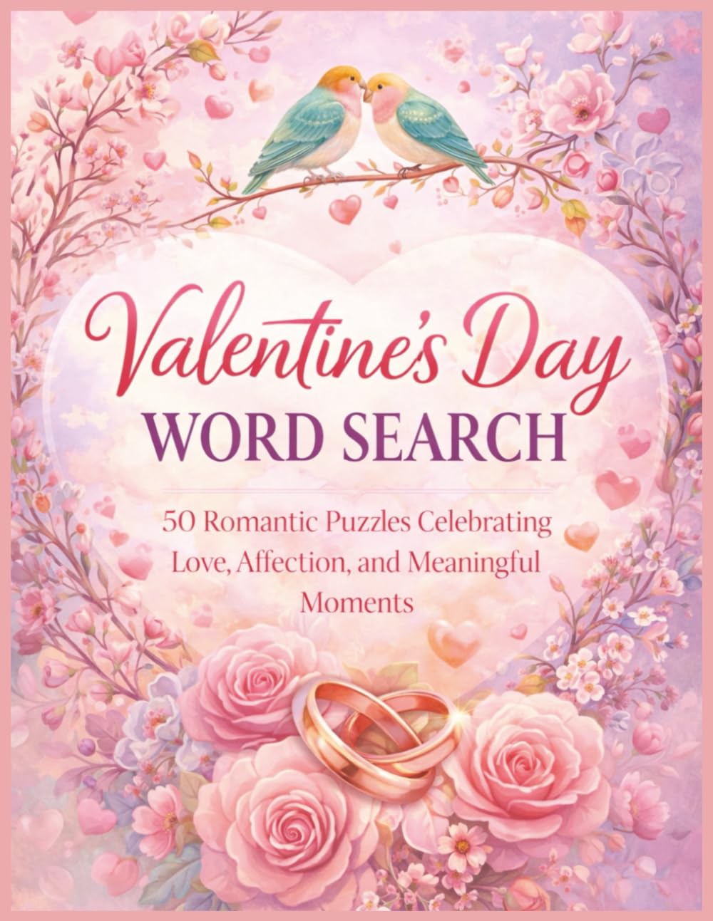 Valentine's Day Word Search: 50 Large Print Romantic Puzzles • 750 Words Celebrating Love, Affection, and Meaningful Moments (MiWi Puzzles)