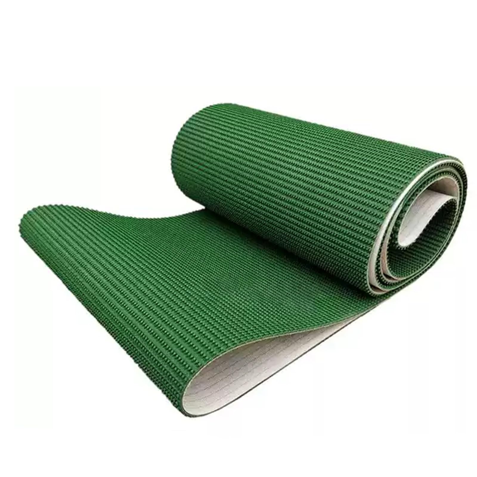 Cinta transportadora industrial de PVC, diseño plano e inclinado para sistemas eficientes de transporte de materiales, soluciones de movimiento de mercancías de alta resistencia para almacenes y