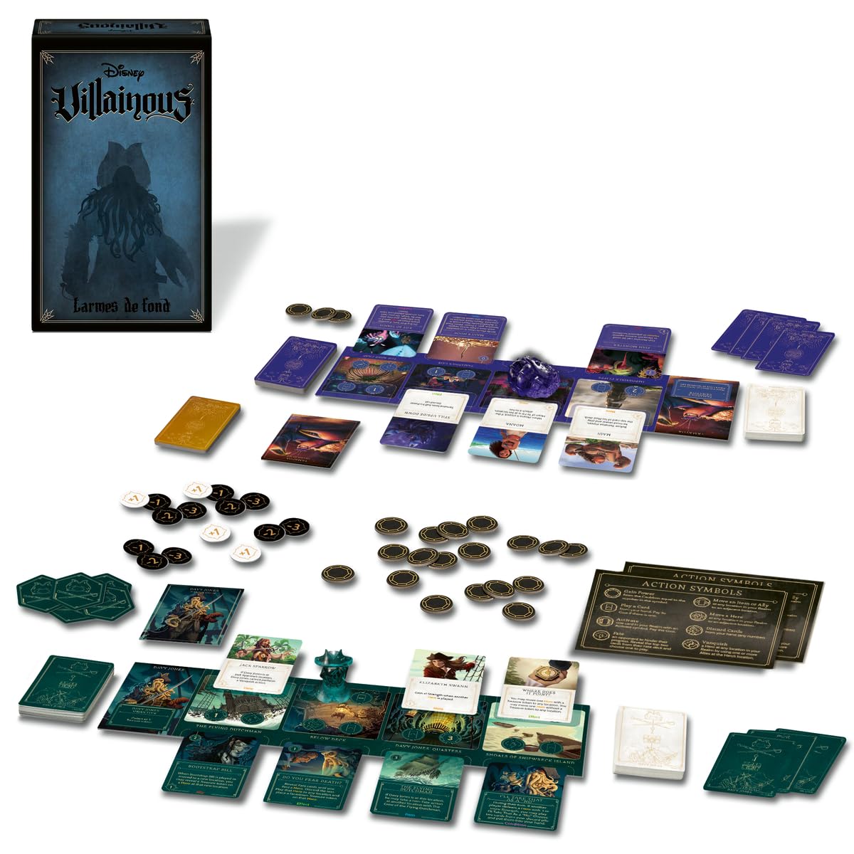 Ravensburger - Disney Villainous Extension 7 - Larmes de Fond - Jeu de stratégie - 2 Joueurs dès 10 Ans - Version française, Jouable avec ou sans Le Jeu de Base - 24831 - 2