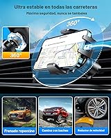 Vista 8 de VANMASS - Soporte para teléfono celular de grado militar verdadero 2026 para pared de ventilación del parabrisas, soporte de camión para iPhone 17