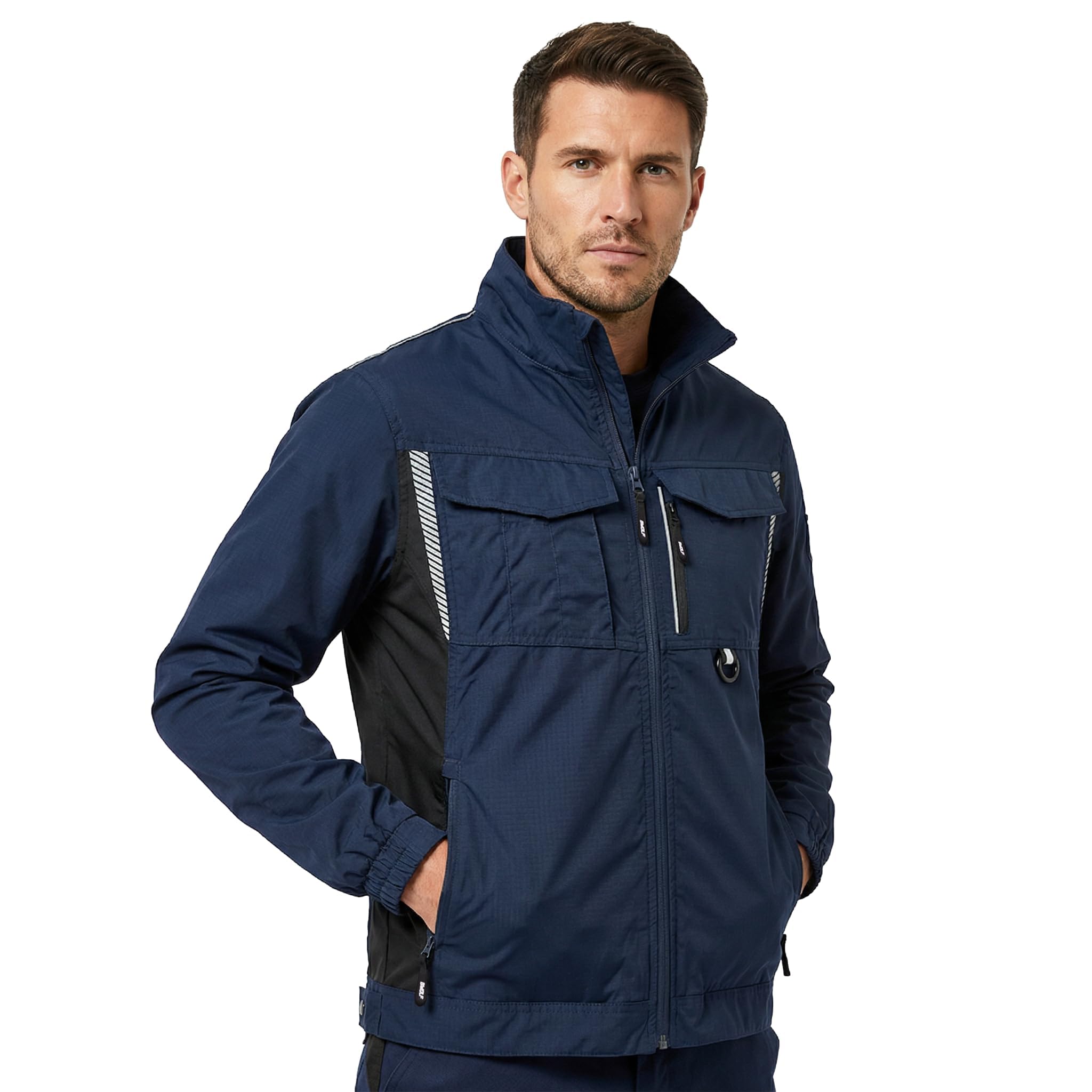 BWOLF DRIFT Veste de Travail Homme Été Veste de Travail Homme Printemps Eté Automne Veste de Travail Ripstop avec de nombreuses poches