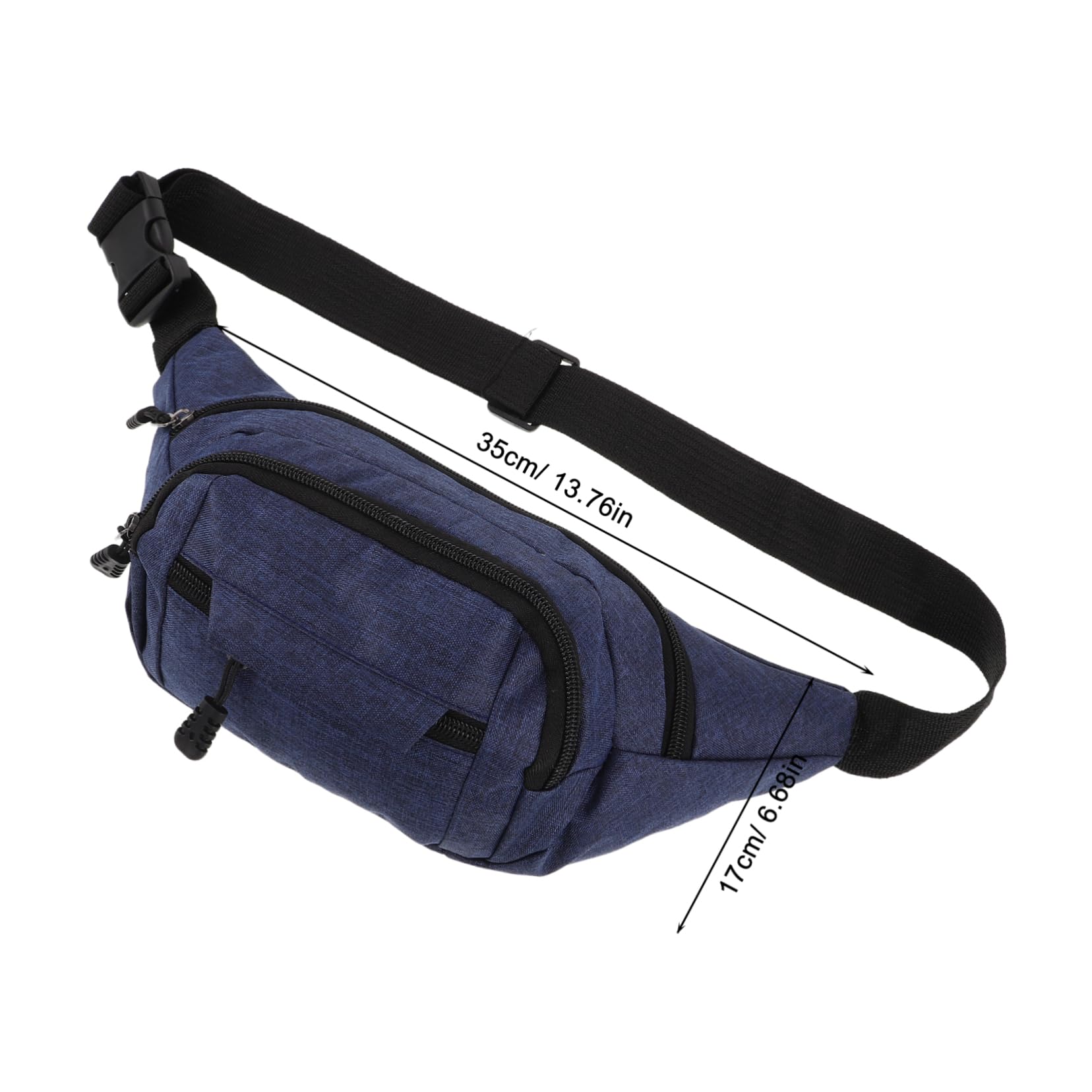 VANZACK Waist Pack for Men Women Adjustable Strap Large Capacity Fanny Pack with Multiple Compartments for Travel Cycling Hiking Outdoor Activities Durable Stylish Design