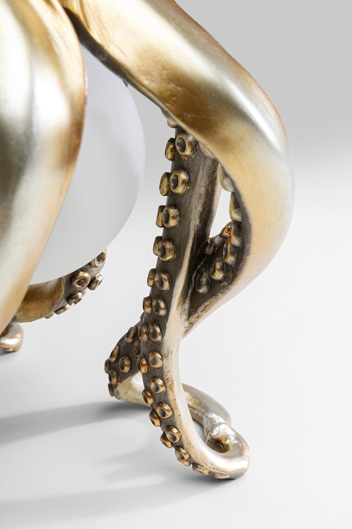 Kare Design Tischleuchte Animal Octopus, Gold, 34x22x26 cm, Tischlampe, Nachttischlampe, Oktopus Motiv, Leuchtmittel nicht inklusive, Wohnzimmer