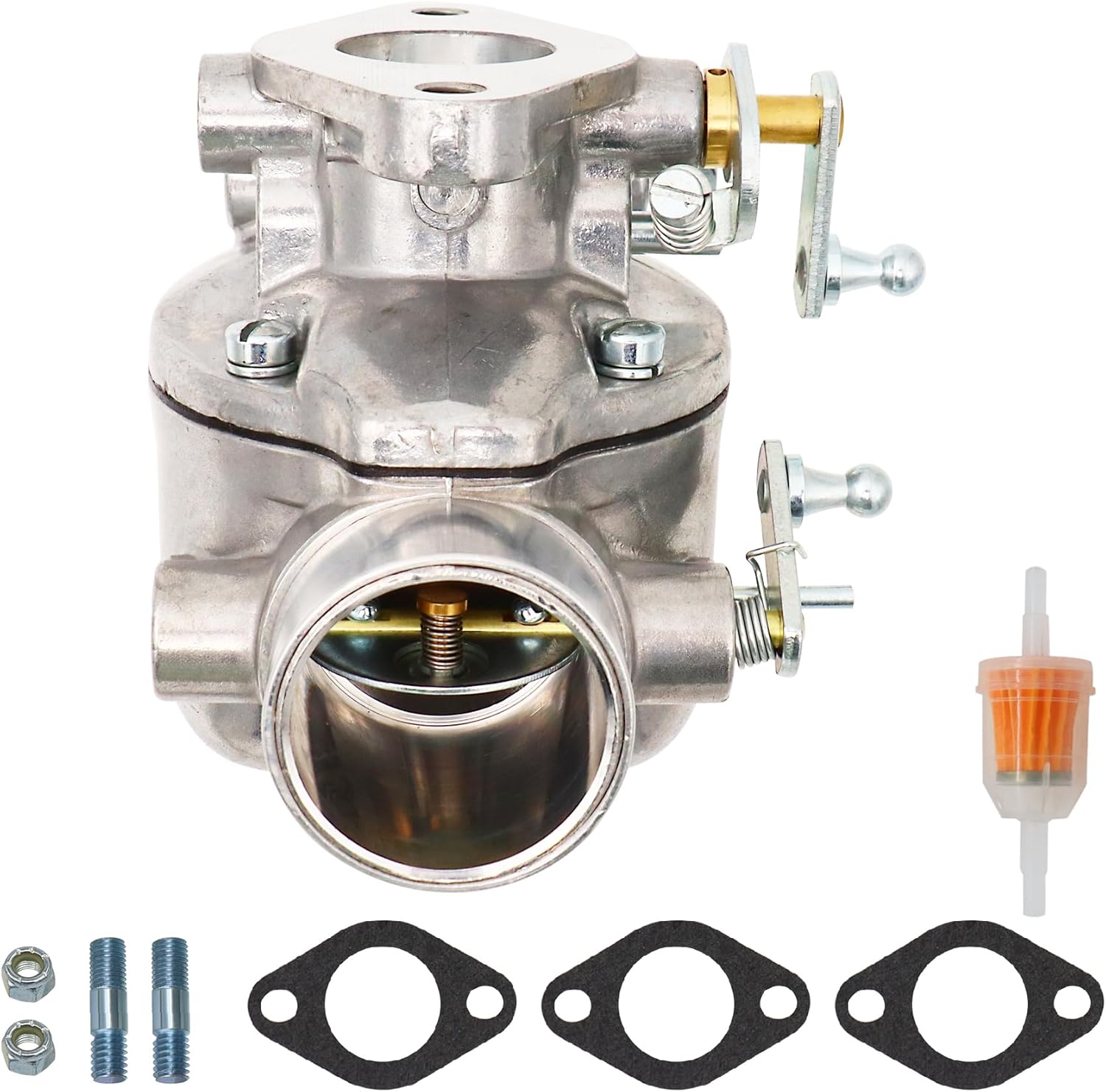 New Carburetor For Ford Tractors Carb 601 701 501 2000 2030 2031 Marvel Schebler Carb TSX 765 4 Cyl 2110 2120 2130 1962-1964 621 631 641 651 661 671 681 741 B8NN9510A 312954 tsx765