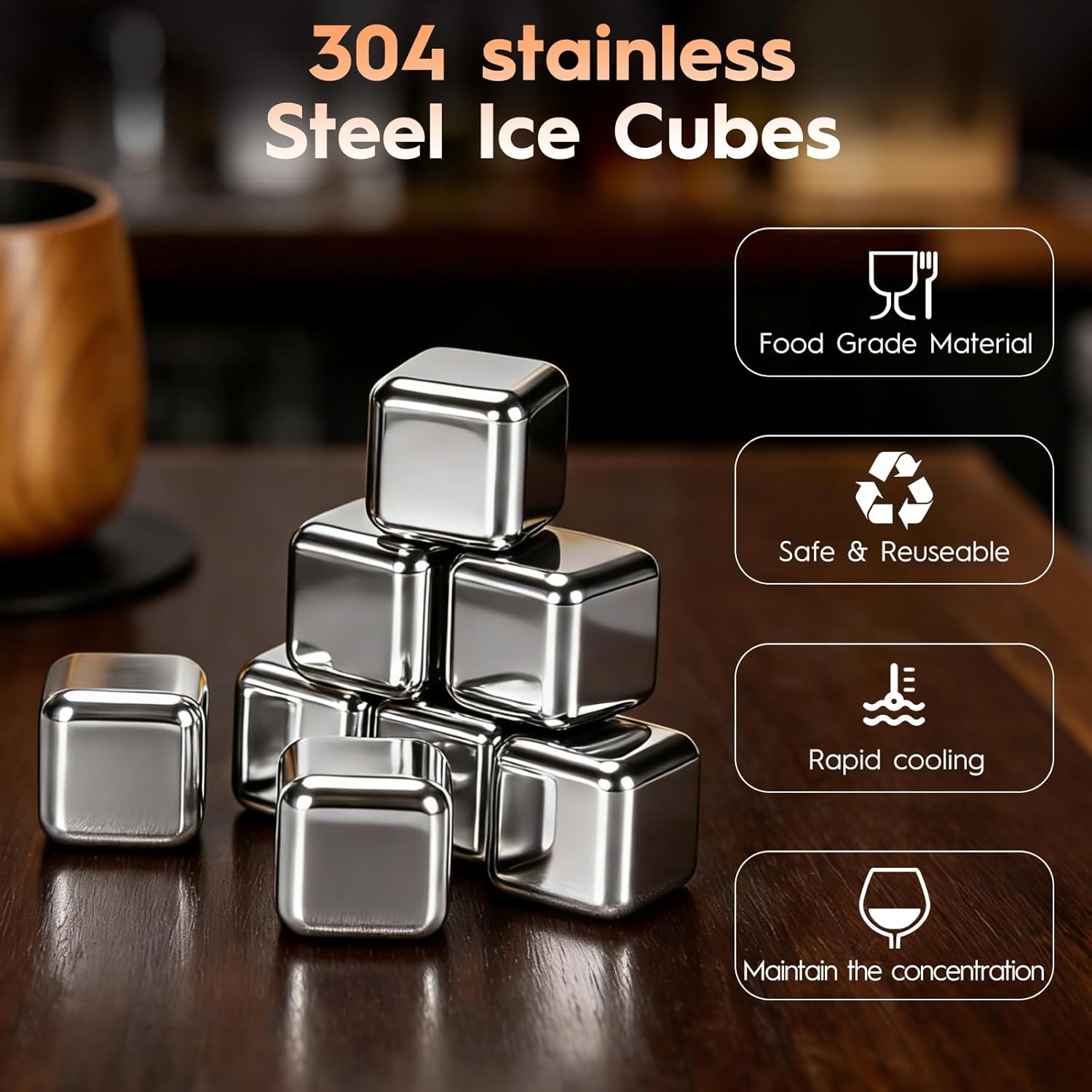 Charred Wooden Bourbon Drinking Glass - Handcrafted Old Fashioned Whiskey Tumbler, Premium Bourbon Gifts for Men, Perfect Birthday/Father’s Day for Dad Husband Boyfriend