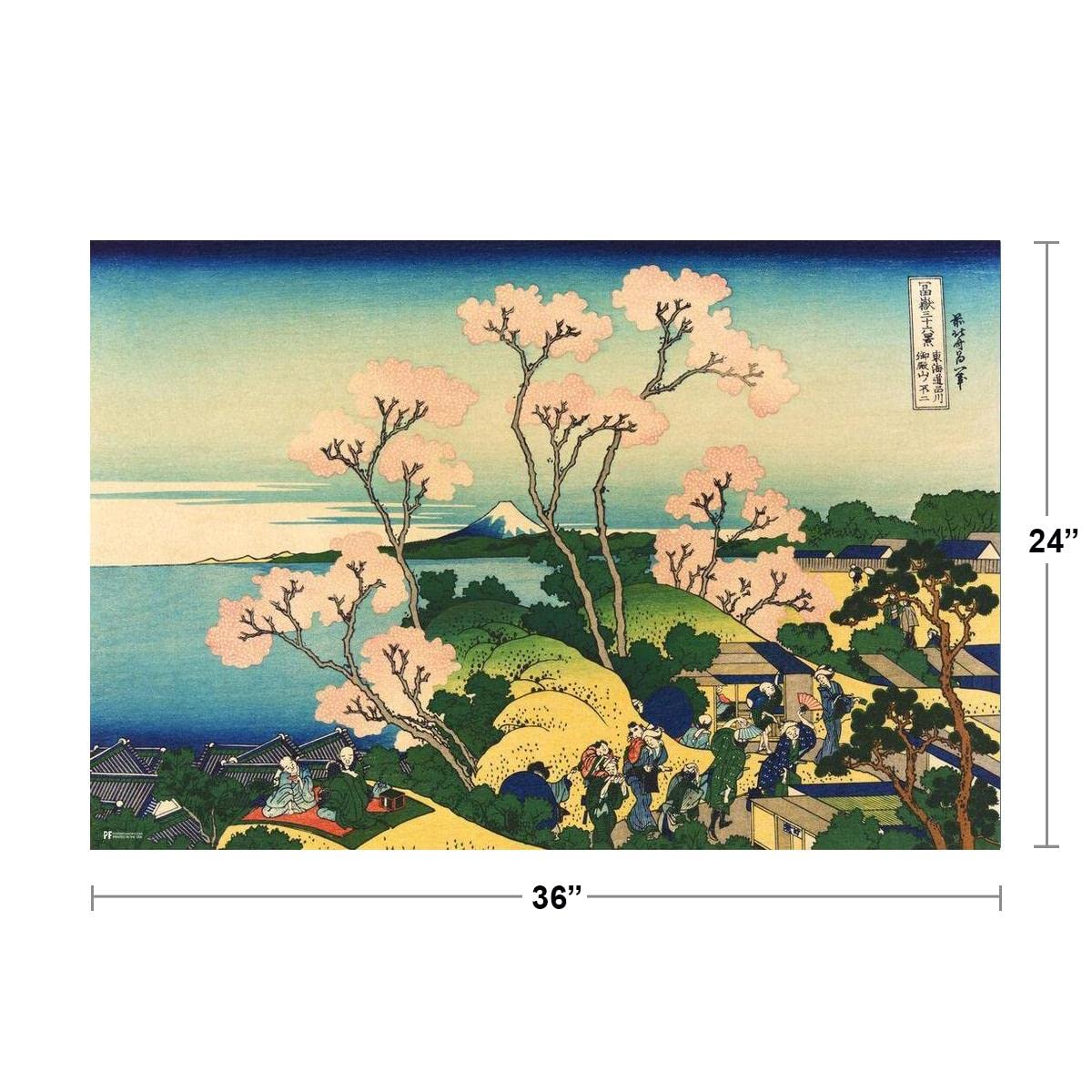Amazon.com: Goten Yama Hill Mount Fuji Katsushika Hokusai Japanese
