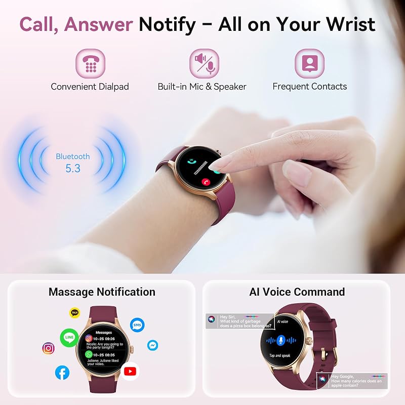 Fitpolo Smart Watch IP68 – Up to 1000 nits brightness
