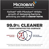 Vista 4 de Kwikset Hancock - Pomo de puerta simulado, manija de una sola cara para armarios, puertas dobles francesas y despensa, pomo de puerta interior negro