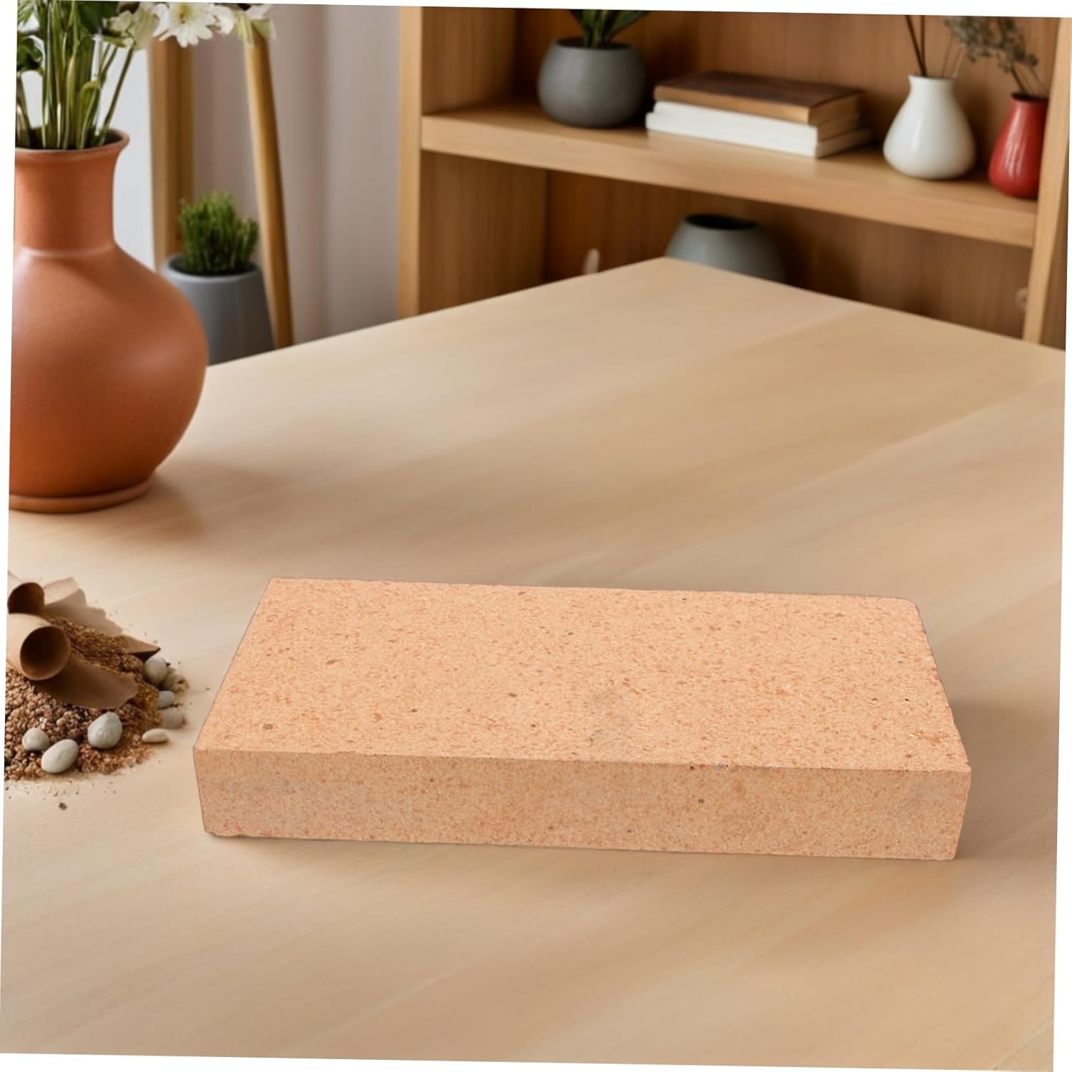 Refractory Insulation Bricks Refractory Brick Insulating Fire Brick Fire Bricks for Fireplaces Clay Firebricks Replacement Soldering Bricks for Jewelry Light
