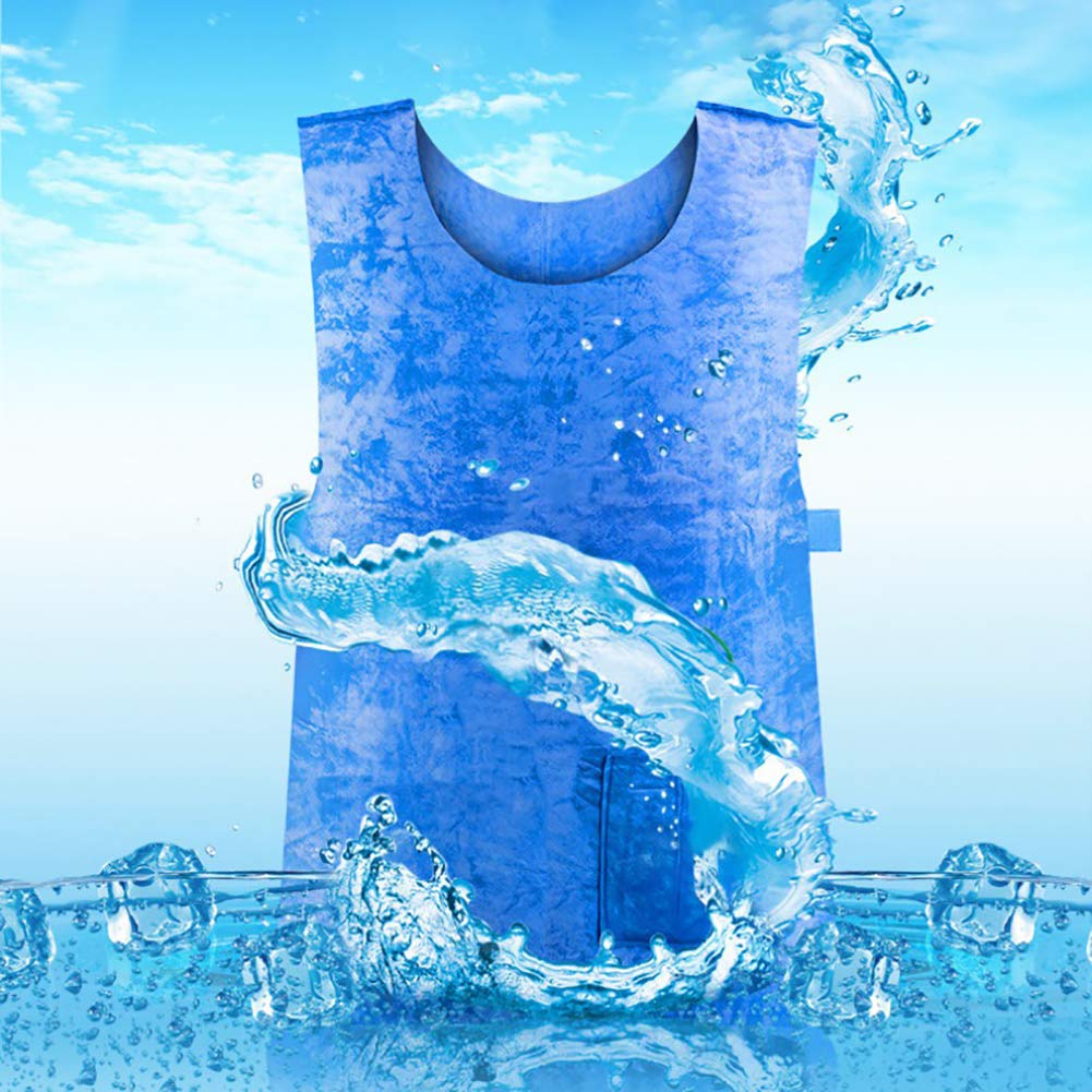 Cooling Vest, Cooling Clothing For Extreme Heat, Ice Vest for Men Women, Summer Cold Anti Heat Cooling Vest PVA Fabric Ice Vest Outdoor Sports Work Vest