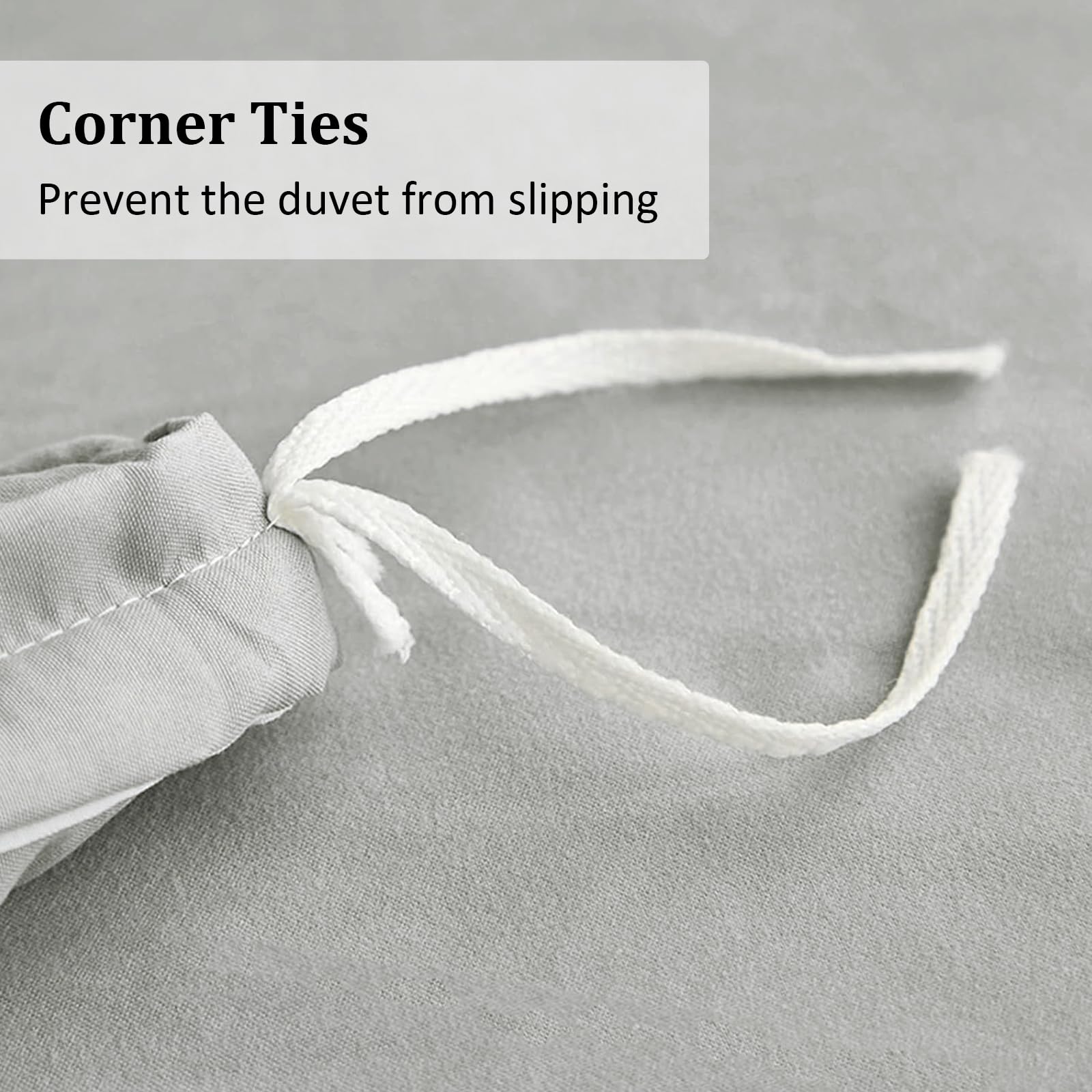 Set Copripiumino Righe Beige Reversibile - Misura Matrimoniale 200x200cm In Microfibra - Foto 7