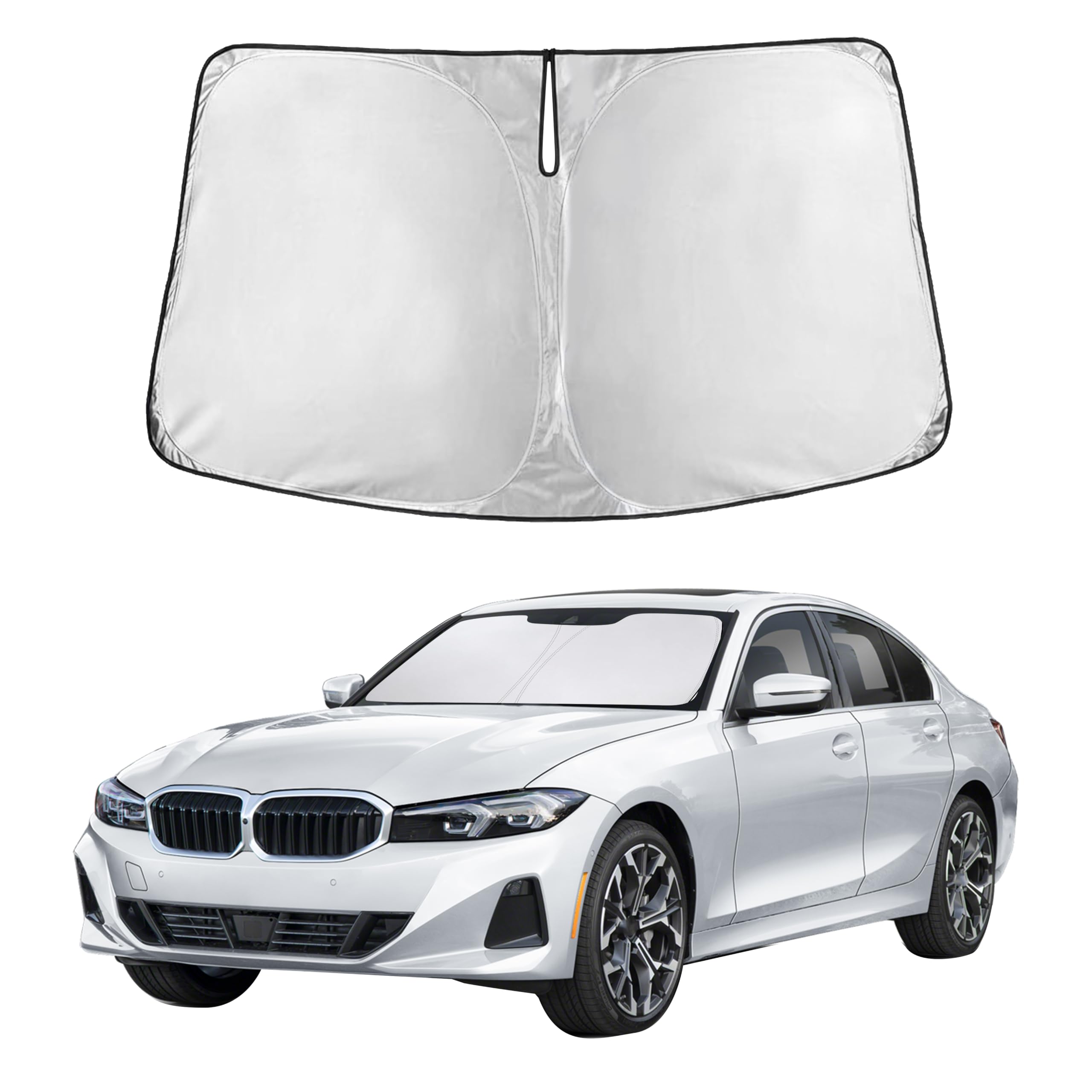 Autovir Windshield Sun Shade Fit for 2013-2016 2017 2018 Nissan Altima Sunshade, Front Car Window Shades Sun Visor, Blocks UV Rays & Heat, Car Accessories 2013-2018