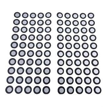 6.0mm Optical Tracking 3D Scanner Marker for Industrial Consumer 3D Scanner,3D Scanning Markers Dots Stickers Reference Point Markers for 3D Scanning,Diffuse Reflection Markers for 3D Scanner 100pcs