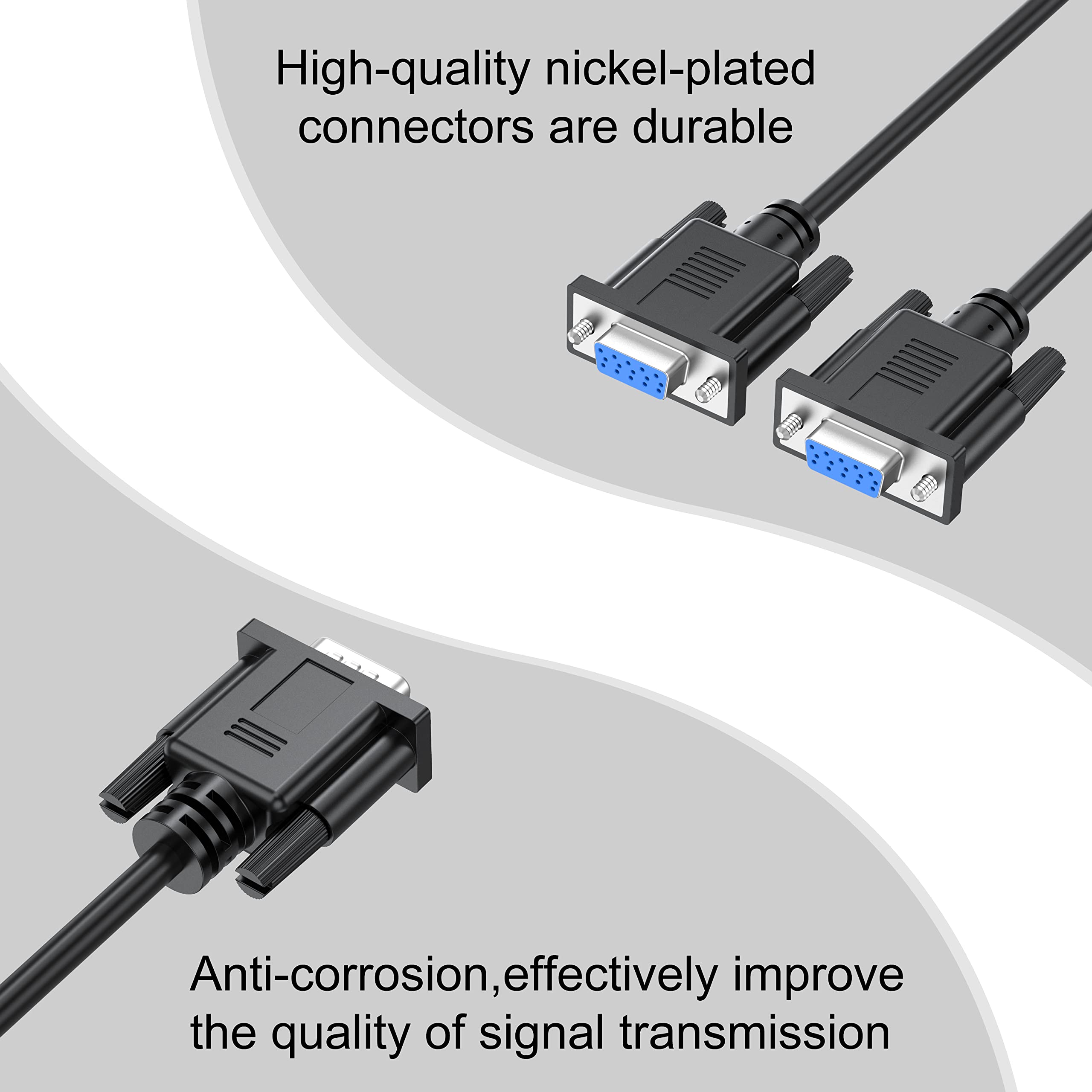 VGA Splitter Cable Dual VGA Monitor Y Cable 1 Male to 2 Female Adapter Converter Video Cable for Screen Duplication - Does NOT Show Separate Displays (No Screen Extension) — Amazon image 7