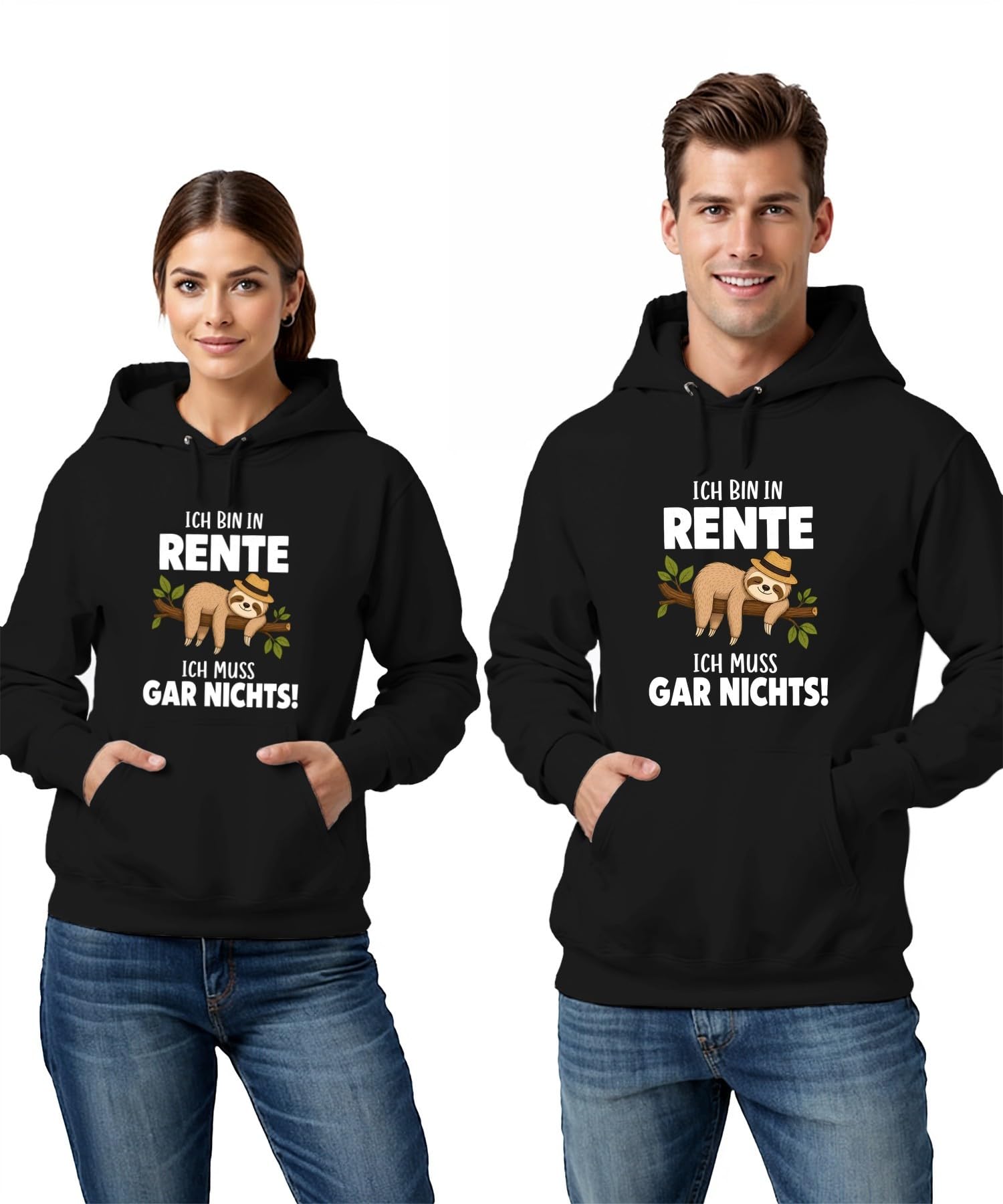 Ich Bin in Rente ich muss Statement Hoodie