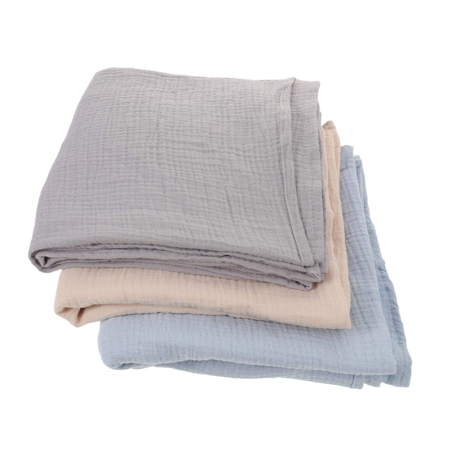 Couverture emmaillotage bébé mousseline respirante et douce