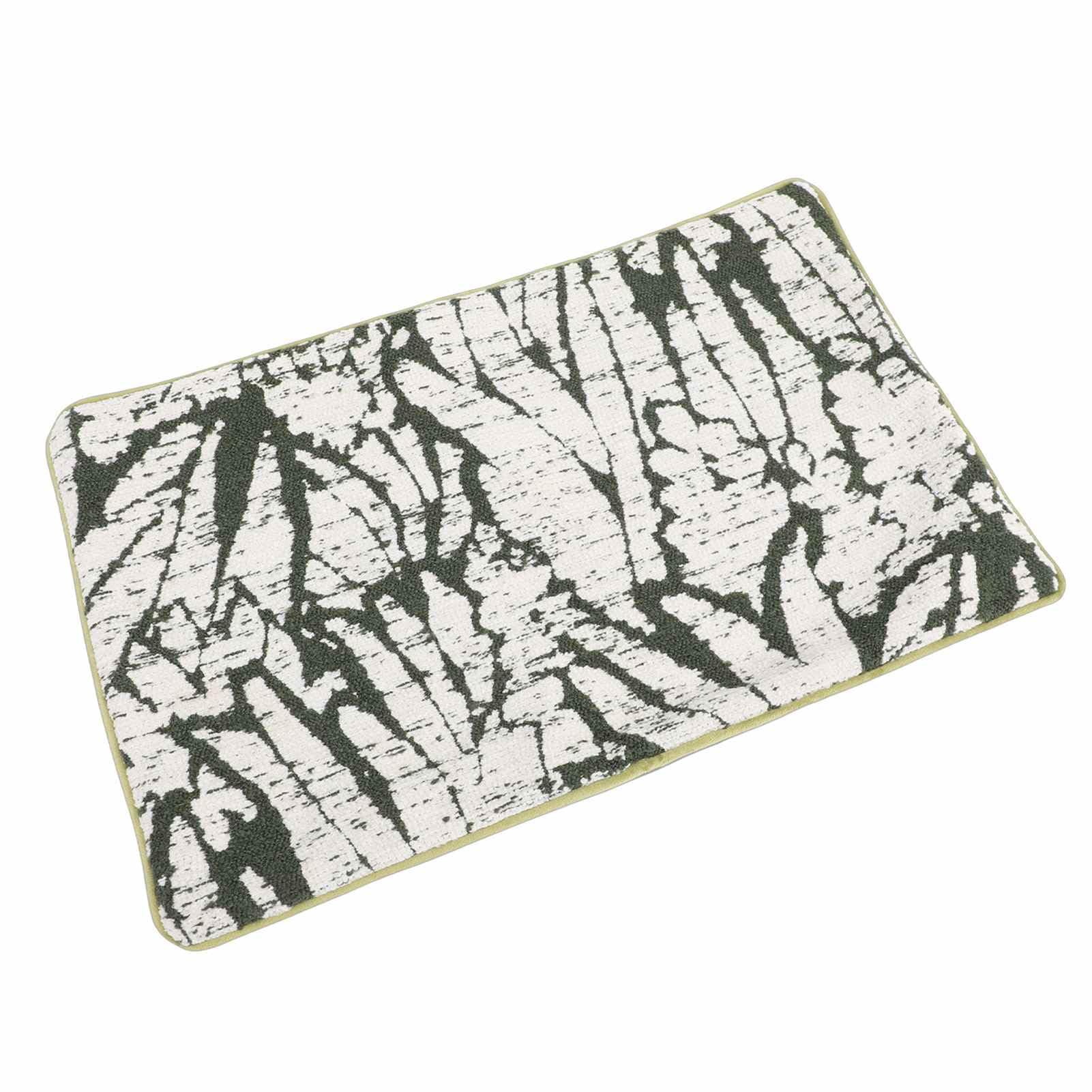 Jectse Fodere per Cuscini per Divano, 4 Federe per Cuscini Decorativi, Federe Rustiche Boho Farmhouse con Design a Nappe Bianche Verdi, Fodere per per Divano per Soggiorno Camera da Letto (50,8x30,5